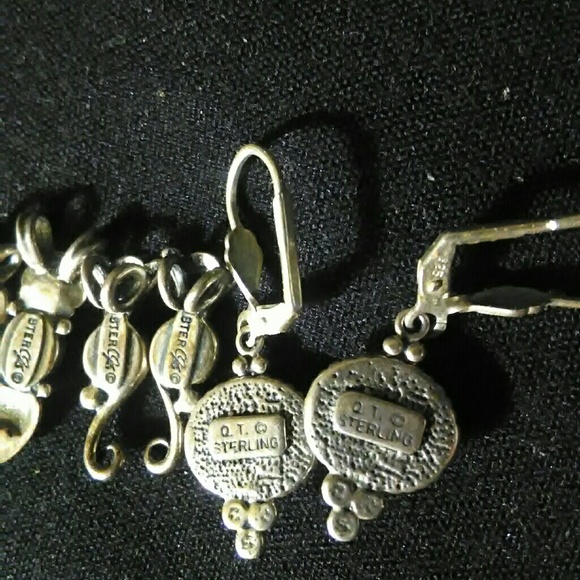 Q.T. Silver and Turquoise Pendants and Earings - Picture 3 of 3